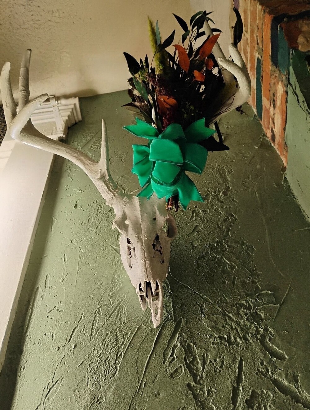 Wall art REAL clean Antlers Floral Rustic Woodsy vibe Unique FREE shipping - Picture 4 of 10